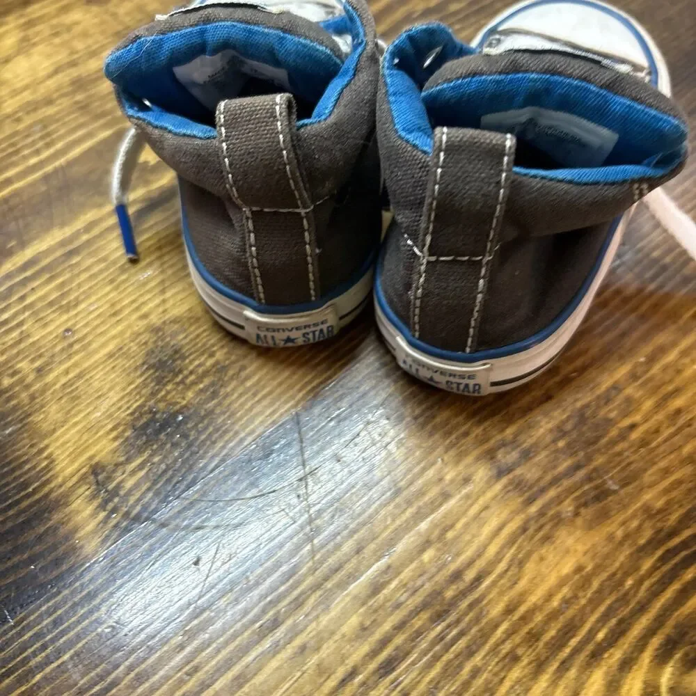 Converse Gray And‎ Blue Sneakers Size 5